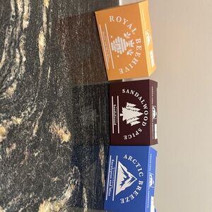 Gents Men Grooming Cleanser Set - Brown, Blue, Black